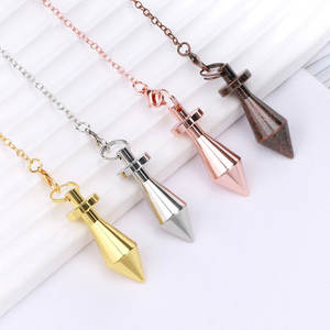 Chaude Reiki Navette Pendule Divinatoire Pendule Spirituel Wicca Équilibrage Pendulo Ésotérique Cuivre Métal Pendule pour Divination - Product Image 4
