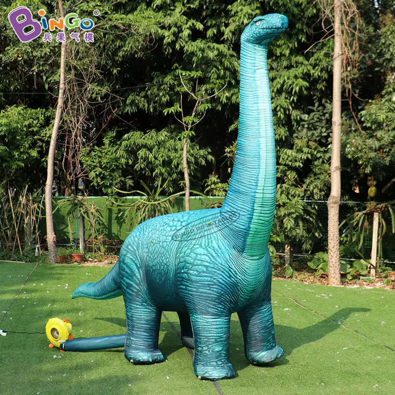 Balão inflável gigante para decoração de quintal ao ar livre, personagem de desenho animado de dinossauro grande