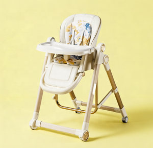 <span class=keywords><strong>Chaise</strong></span> haute électrique intelligente pour bébé, multifonctionnelle, pliable, inclinable, berçante, avec roues métalliques réglables - Product Image 4