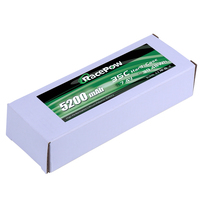 Racepow paket baterai mobil Rc, baterai mobil Rc keluaran 2s 7.4v 35c 5200mah Oem isi ulang baterai Lipo casing Keras baterai Rc