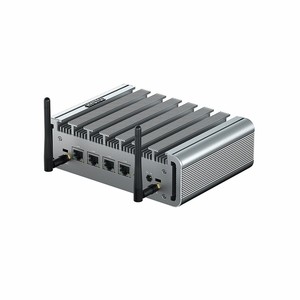 <span class=keywords><strong>HYSTOU</strong></span> N100 <span class=keywords><strong>Mini</strong></span> <span class=keywords><strong>PC</strong></span> industriel sans ventilateur 12th 4 LAN Firewall Alder Lake Quad Core Win 10/11 UHD ordinateur de bureau avec SSD - Product Image 2