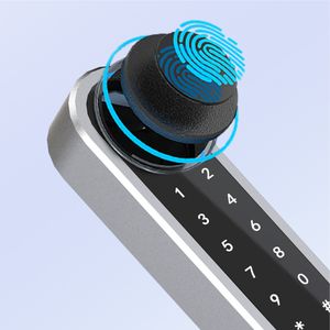 יצרן מכירה ישירה חירום מכאני מפתחות חכם טביעות אצבע דלת מנעול - Product Image 5