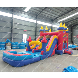 <span class=keywords><strong>Jeux</strong></span> d'extérieur gonflables <span class=keywords><strong>pour</strong></span> enfants, terrain de <span class=keywords><strong>jeux</strong></span> d'extérieur Commercial, diapositives gonflables, piscine d'eau, château gonflable, maison à rebond - Product Image 4