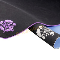 Tapis de Mahjong Personnalisés, Monogramme Brodé Personnalisé, Tapis de Mahjong en Néoprène Bleu, 31,5 pouces