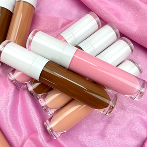 <span class=keywords><strong>Gloss</strong></span> à lèvres haute pigmentation en gros d'usine, logo personnalisé, longue tenue, waterproof, pailleté - Product Image 2