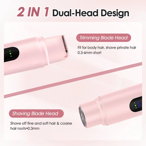 Rasoir électrique sans fil étanche IPX7 pour femmes, <span class=keywords><strong>épilateur</strong></span> facial indolore, épilation du corps, tondeuse pour les mains et les jambes, usage domestique - Product Image 3