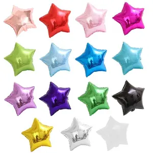 Palloncini a Forma di Stella in Foil da 18 Pollici All'Ingrosso, Oro Rosa, Argento, Bianco, Nero, Verde, Viola, Blu, Rosso, Giallo, Palloncini a Stella in Foil Lisci - Product Image 1