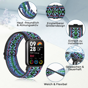 <span class=keywords><strong>cinturino</strong></span> elastico regolabile in nylon per <span class=keywords><strong>xiaomi</strong></span> redmi watch 5 / redmi watch 4 / <span class=keywords><strong>xiaomi</strong></span> smart band 9 pro / smart band 8 pro - Product Image 4