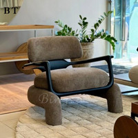 Fauteuil simple rétro nordique chaise d'encre en bois de concepteur moderne pour manger pour la maison hôtel ou appartement pour salon chambre