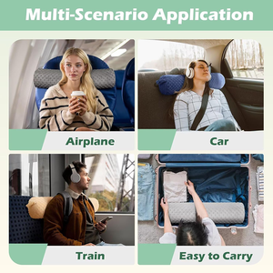 หมอนรองคอเมมโมรี่โฟมขนาดใหญ่ 24 นิ้ว สำหรับบรรเทาอาการปวดคอ เอว และขา - Product Image 4