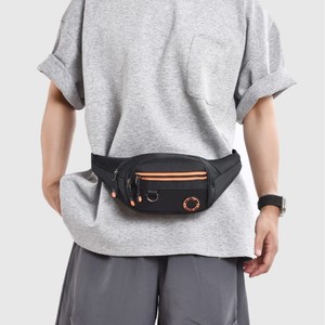 Men's Fanny Pack Black Large Capacity Outdoor Waist Bag Unisex Crossbody Bag Solid Color Durable Travel Accessory - Product Image 1