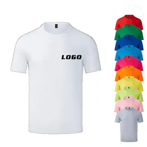 Wholesale High Quality Men's Plain T Shirts White Tee Shirt Custom Sublimation Mens Tshirts Blanks Oversized T-shirts For Summer