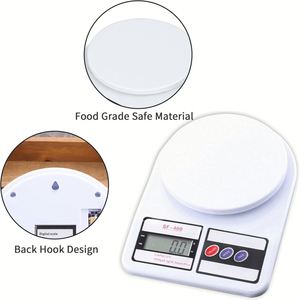Báscula de Cocina Electrónica SF400 de 10 kg, Pantalla LED/LCD, Báscula de Repostería, Personalizable, Compatible con OEM/ODM, 110-250 V - Product Image 3