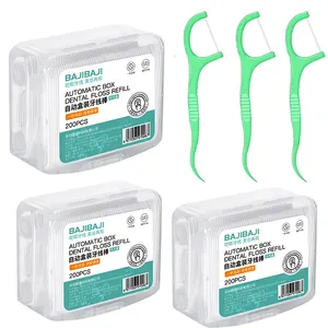 Kit di cura dentale BJ-DFR200 Amazon/Ebay Best Seller bastoncini di filo interdentale 200 pezzi miglior prezzo