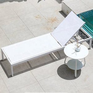 Set di Mobili da Giardino con Sdraio Regolabile in Rete, Lettini Prendisole per Patio e Bordo Piscina - Product Image 3