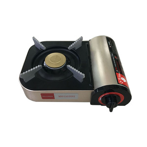 Fornello a gas da campeggio portatile, mini fornello a gas butano, piccolo bruciatore a gas butano