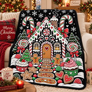 Create Together Christmas Coloring Throw <b>Blanket</b> Rectangular <b>Plush</b> Reusable For Kids And Family Winter Holiday Fun - Product Image 5