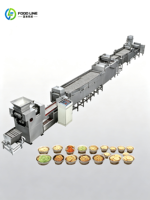 Chaîne de production de nouilles instantanées compacte pour la vente au détail avec machine à pâtes électrique en acier inoxydable