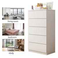 Vente en gros Commode 6 tiroirs Commode moderne fabriquée en Chine Commode blanche bon marché