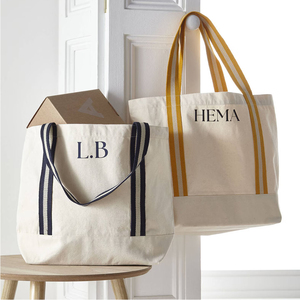 Bolsa de Mano Personalizable de Lona Suave, Gran Volumen, Colorida, Tipo Tote, para Playa o Compras - Product Image 5