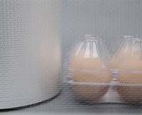 Film rétractable en polyoléfine PCR/POF perforé à chaud pour l'emballage de chocolat et d'aliments frais, haute respirabilité, résistant à l'humidité