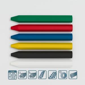 ปากกาอุตสาหกรรมสำหรับเขียนบนพื้นผิวต่างๆ ติดทนนาน สีสันสดใส เหมาะสำหรับการซีลและ - Product Image 1