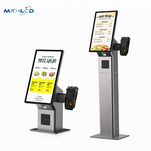 Kiosque de commande en libre-service Android 21,5 pouces avec écran tactile, machine de commande pour restaurant avec lecteur de carte de <span class=keywords><strong>crédit</strong></span> POS - Product Image 1