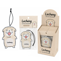 Diffuseur de parfum pour voiture personnalisé en forme de bouledogue, désodorisant suspendu à l'évaporation naturelle pour aromathérapie