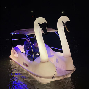 Electric Swan Boat 5~8 Km/h Speed PE CE Certified New 2026 Model Star <strong>Gazing</strong> Tour Stable Design <strong>Water</strong> Play Equipment - Product Image 3