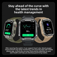 VVS Smartwatch Outdoor IP68 Impermeabile Unisex 1.85 Pollici TFT Grande Schermo Frequenza Cardiaca Fitness Chiamata Bluetooth OE