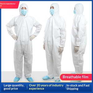 Tela Dobby Recubierta de PP+PE con Membrana Transpirable SF, Modelo YH-SF01, Engrosada, Impermeable y Antiepidémica, Disponible al por Mayor - Product Image 2