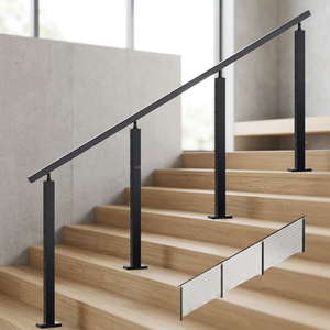 Barandilla de Seguridad de Acero Inoxidable Antioxidante para Escaleras, de Instalación DIY en el Suelo, OEM, para Uso en Interiores, Escaleras y Balcones - Product Image 3