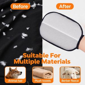 Custom <b>Pet</b> Dog Cat Grooming Cleaning Static Hair Removal Gloves for <b>Pet</b> Dirt Hair Remover <b>Pet</b> Bath Grooming Glove - Product Image 5