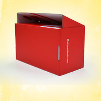 Grande boîte postale en carton ondulé personnalisée pour vêtements de bébé, chaussures, boîtes d'expédition en papier de stratification mate, emballage