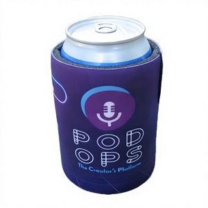 Funda Aislante para Latas de Cerveza, Plegable, Ecológica, de Neopreno, con Cierre a Presión, Marca Slik - Product Image 5