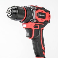 Perceuse électrique sans fil avec deux batteries, un chargeur, moteur sans balais, batterie au lithium 1800W, garantie 1 an, modèle transfrontalier