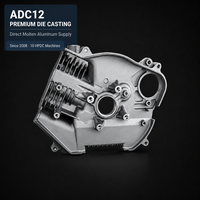 Boîtier de carter en aluminium moulé sous pression haute pureté ADC12 3KW, fonderie OEM, faible porosité, testé pour les fuites, certifié ISO 9001