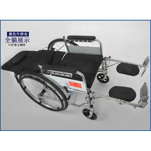 And Mutual Help Silla de Ruedas Reclinable con Respaldo Alto y Función de Inodoro, Plegable, Ligera, Manual, para Ancianos y Personas con Discapacidad - Product Image 4
