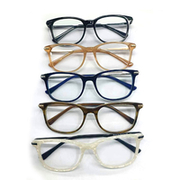 Montures de lunettes en acétate en gros, en stock, couleurs variées, haute épaisseur