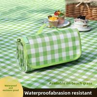 Tapis de pique-nique Lovita, imperméable, résistant à l'humidité, antidérapant, résistant à la saleté, léger, durable, portable, style Instagram, pour tous les types de pique-niques
