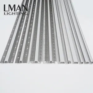 Aluminiumprofile Led-Leiste Beleuchtung Aluminium Extrusionskanäle Abdeckung Silber Milchstrahler Oberfläche Led-Leiste Licht