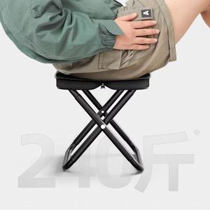 Chaise pliante portable d'extérieur en aluminium avec logo personnalisé, siège de pêche, tabouret de pique-nique, camping, randonnée - Product Image 6
