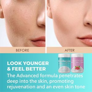 Polvere Multi Collagene Gluta Glow a Marchio Privato con L-glutatione, Vitamina C e Biotina, Rinforza Unghie e Capelli - Product Image 6