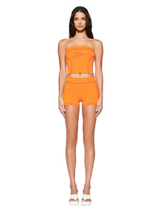 Ensemble 2 pièces sexy d'été pour <span class=keywords><strong>femme</strong></span> : débardeur imprimé lettres et short de yoga - Product Image 5