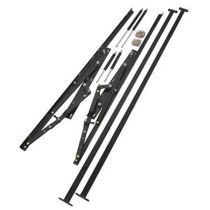 Venta al por mayor de 10 pares de amortiguadores de gas para camas, de hierro resistente, silenciosos al abrir/cerrar, de fácil instalación, para plataformas elevadoras de camas y muebles. - Product Image 1