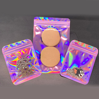12x18cm Laser Internal Printing Yin-Yang Bag Custom Colorful Foil Self Sealing Bag for Necklaces