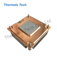 Dissipateur thermique en aluminium à ailettes et chambre à vapeur en cuivre pour processeur de serveur et ordinateur de bureau 1700/115X/1200