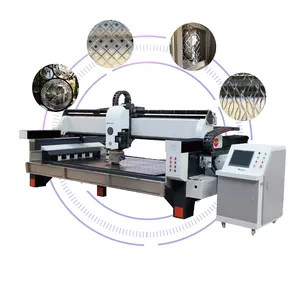 Nuova macchina per incidere della testa della taglierina del cambio automatico della scanalatrice CNC dello specchio di vetro