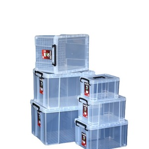 Wholesale large plastic <b>boxes</b>, transparent plastic <b>crates</b>, storage <b>boxes</b>, car organizers, children's toy portable storage <b>boxes</b> - Product Image 5