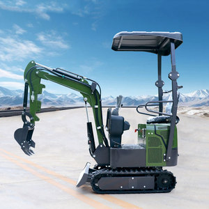 Mini Excavadora Totalmente Funcional, Alta Potencia de Excavación, Equipo de Construcción Multifuncional con Motor y Bomba - Product Image 2